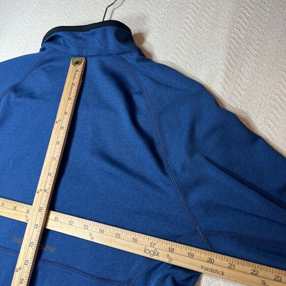 Pearl Izumi Sweater Mens Medium Blue Cycling Fleece Full Zip Reflective Bike - Picture 11 of 11